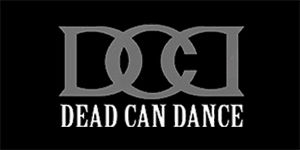 DEAD CAN DANCE - Logo Grey Sign - široká chrbtová nášivka s rozmerom 33 x 15 cm