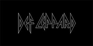 DEF LEPPARD - Logo 2 - široká chrbtová nášivka s rozmerom 33 x 15 cm