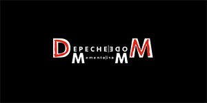 DEPECHE MODE - Memento Mori Logo Crest - široká chrbtová nášivka s rozmerom 33 x 15 cm