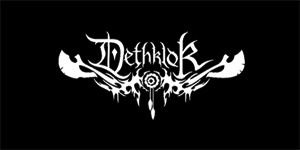 DETHKLOK - Logo - široká chrbtová nášivka s rozmerom 33 x 15 cm