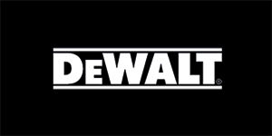 DEWALT - Logo - široká chrbtová nášivka s rozmerom 33 x 15 cm