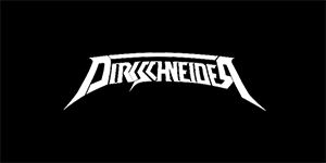 DIRKSCHNEIDER - Logo - široká chrbtová nášivka s rozmerom 33 x 15 cm