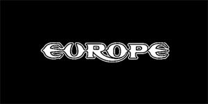 EUROPE - White Logo - široká chrbtová nášivka s rozmerom 33 x 15 cm