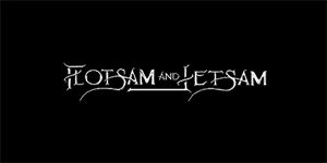 FLOTSAM AND JETSAM - Logo - široká chrbtová nášivka s rozmerom 33 x 15 cm