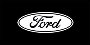 FORD - Logo - široká chrbtová nášivka s rozmerom 33 x 15 cm