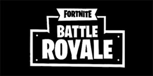 FORTNITE BATTLE ROYALE - široká chrbtová nášivka s rozmerom 33 x 15 cm