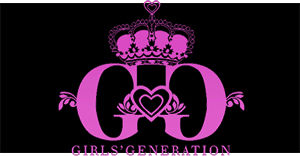 GIRLS´ GENERATION - Pink Logo - široká chrbtová nášivka s rozmerom 33 x 15 cm