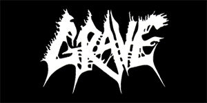 GRAVE - Logo - široká chrbtová nášivka s rozmerom 33 x 15 cm