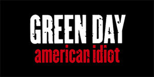 GREEN DAY - American Idiot Slogan - široká chrbtová nášivka s rozmerom 33 x 15 cm