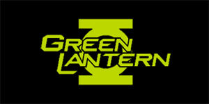 GREEN LANTERN - Logo Motive 2 - široká chrbtová nášivka s rozmerom 33 x 15 cm