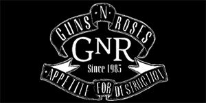 GUNS N ROSES - Appetite Slogan - široká chrbtová nášivka s rozmerom 33 x 15 cm