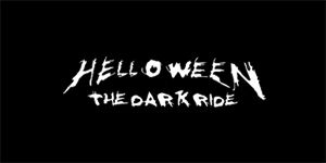 HELLOWEEN - The Dark Ride Logo - široká chrbtová nášivka s rozmerom 33 x 15 cm