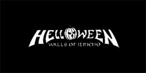 HELLOWEEN - Walls Of Jericho Logo - široká chrbtová nášivka s rozmerom 33 x 15 cm