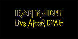 IRON MAIDEN - Live After Death - široká chrbtová nášivka s rozmerom 33 x 15 cm