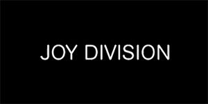 JOY DIVISION - Logo - široká chrbtová nášivka s rozmerom 33 x 15 cm