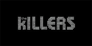 KILLERS - Logo - široká chrbtová nášivka s rozmerom 33 x 15 cm