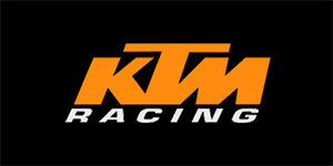 KTM RACING - Logo - široká chrbtová nášivka s rozmerom 33 x 15 cm