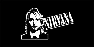 KURT COBAIN - NIRVANA - Academy Portrait - široká chrbtová nášivka s rozmerom 33 x 15 cm