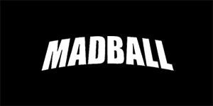 MADBALL - Logo - široká chrbtová nášivka s rozmerom 33 x 15 cm
