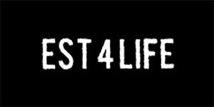 MACHINE GUN KELLY - Est 4 Life - široká chrbtová nášivka s rozmerom 33 x 15 cm