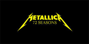 METALLICA - 72 Seasons Logo Yellow - široká chrbtová nášivka s rozmerom 33 x 15 cm