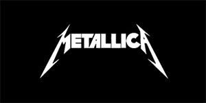 METALLICA - Logo - široká chrbtová nášivka s rozmerom 33 x 15 cm