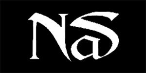NAS - Logo Hip Hop Legend - široká chrbtová nášivka s rozmerom 33 x 15 cm