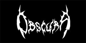 OBSCURA - Logo - široká chrbtová nášivka s rozmerom 33 x 15 cm
