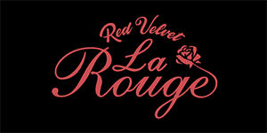 RED VELVET - La Rouge - široká chrbtová nášivka s rozmerom 33 x 15 cm