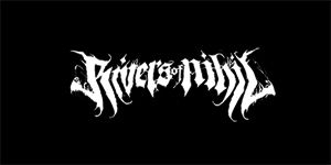 RIVERS OF NIHIL - Logo - široká chrbtová nášivka s rozmerom 33 x 15 cm