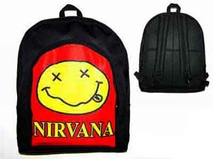 NIRVANA - Smile Red - ruksak