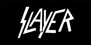 SLAYER - Logo - široká chrbtová nášivka s rozmerom 33 x 15 cm