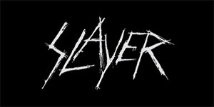 SLAYER - Logo Vintage - široká chrbtová nášivka s rozmerom 33 x 15 cm