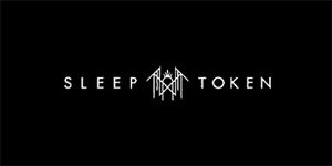 SLEEP TOKEN - Emblem Logo - široká chrbtová nášivka s rozmerom 33 x 15 cm