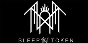 SLEEP TOKEN - Logo - široká chrbtová nášivka s rozmerom 33 x 15 cm