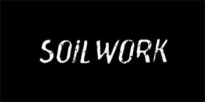 SOILWORK - Logo - široká chrbtová nášivka s rozmerom 33 x 15 cm