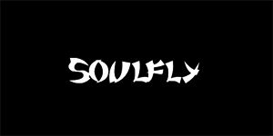 SOULFLY - Logo Motive 2 - široká chrbtová nášivka s rozmerom 33 x 15 cm