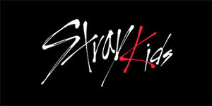 STRAY KIDS - Logo - široká chrbtová nášivka s rozmerom 33 x 15 cm