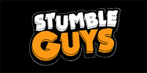 STUMBLE GUYS - Logo - široká chrbtová nášivka s rozmerom 33 x 15 cm
