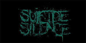 SUICIDE SILENCE - široká chrbtová nášivka s rozmerom 33 x 15 cm