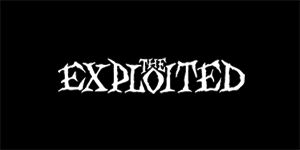 THE EXPLOITED - Logo - široká chrbtová nášivka s rozmerom 33 x 15 cm