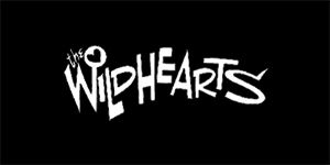 THE WILDHEARTS - Logo - široká chrbtová nášivka s rozmerom 33 x 15 cm
