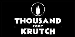 THOUSAND FOOT KRUTCH - Logo Crest - široká chrbtová nášivka s rozmerom 33 x 15 cm