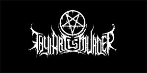 THY ART IS MURDER - Logo - široká chrbtová nášivka s rozmerom 33 x 15 cm