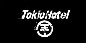 TOKIO HOTEL - Logo - široká chrbtová nášivka s rozmerom 33 x 15 cm