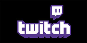 TWITCH - Purple Logo Sign - široká chrbtová nášivka s rozmerom 33 x 15 cm