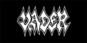 VADER - Logo - široká chrbtová nášivka s rozmerom 33 x 15 cm