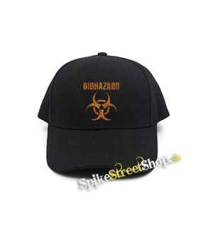 BIOHAZARD - Logo Orange - čierna šiltovka