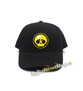 BRAWL STARS - Yellow Skull - čierna šiltovka