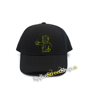 FALLOUT - Vault Boy Green Neon - čierna šiltovka